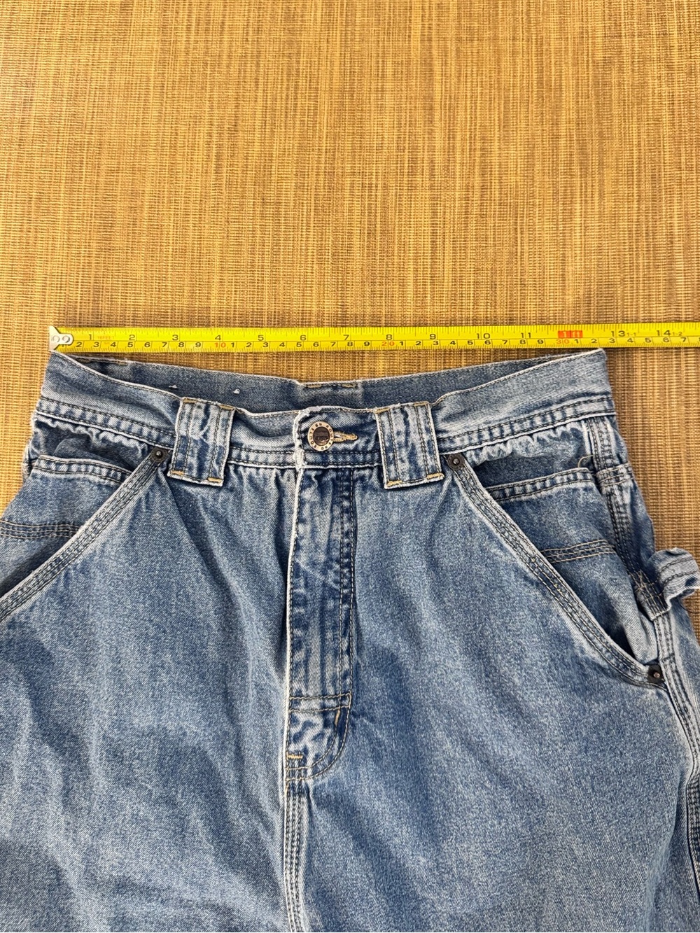 Vintage Women’s Route 66 Denim Cargo Shorts - Picture 6 of 9